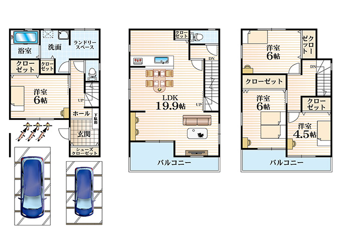 パークスコート鶴見区横堤2丁目（全23区画）J号地プラン
